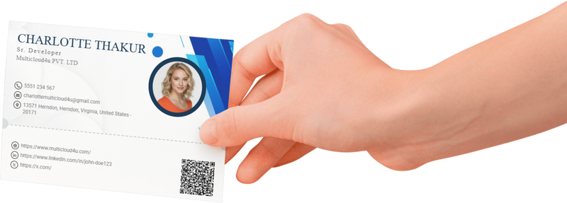 Take control of your identity with a customizable digital vCard